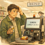 和歌山のコンビニセルフレジの前で、昭和の弁当屋が立ち尽くした話