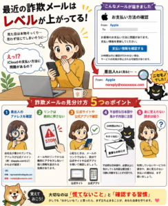 最近の詐欺メールはレベルが上がった件