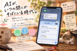 AI標準装備時代に思う。「考えなくていい」は、本当に幸せなのか