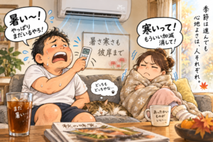 暑さ寒さも彼岸まで……我が家では。